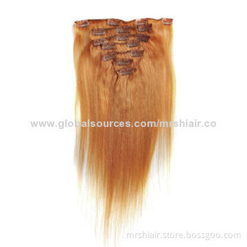 20-inch 70g Straight 7 Pieces Set 100% Brazilian Remy Clip in Hair